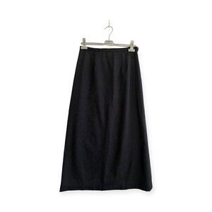 Philosophy‎ di Alberta Ferretti Maxi Pin Stripe Wool Skirt, Size US8
